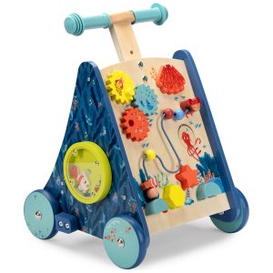 Chariot de marche d’activités Les aventures de Paulie – Moulin Roty