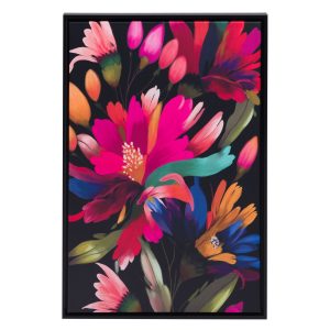 Toile fleurie colors 60x90cm- AMADEUS