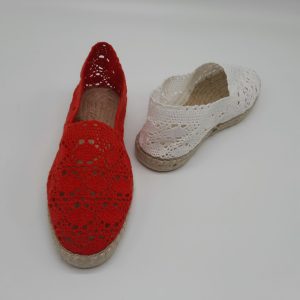 LA MAISON DE L&rsquo;ESPADRILLE mocassin 324 ROUGE