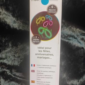 Lunettes fluorescentes bleues