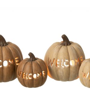 Chandelier Citrouille Petit modèle Halloween Caramel