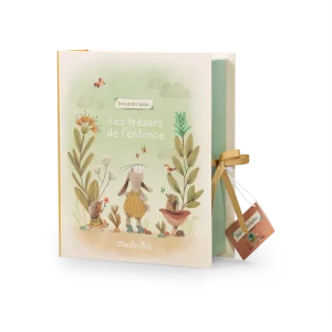 COFFRET NAISSANCE TROIS PETITS LAPINS MOULIN ROTY