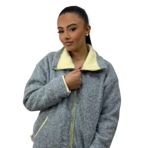 GILET POLAIRE TENDANCE GRIS