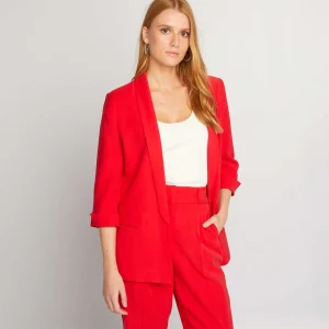 Veste structurée Rouge