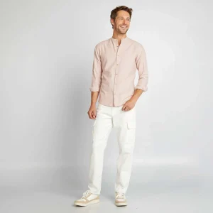 Jean avec poches sur les côtés Blanc