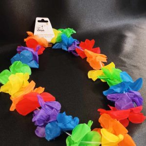 Collier hawaïen multicolore