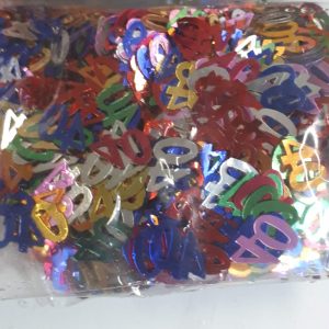 Confettis de table anniversaire