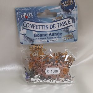 Confettis de table Bonne Année