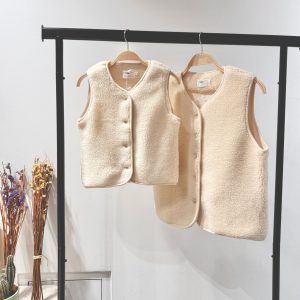 Gilet moumoute Enfant- PM Mère Fille