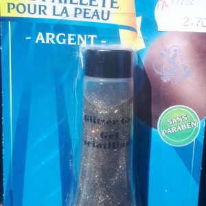 Gel pailletté pour la peau