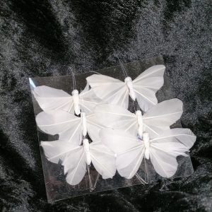 Papillon uni sur tige