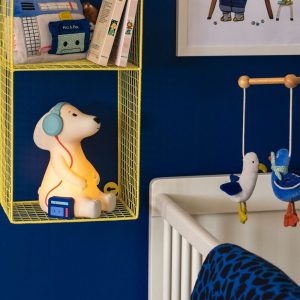 LAMPE VEILLEUSE CHIEN PUCE & PILOU MOULIN ROTY