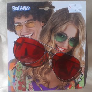 Lunettes 70&rsquo;s rouges