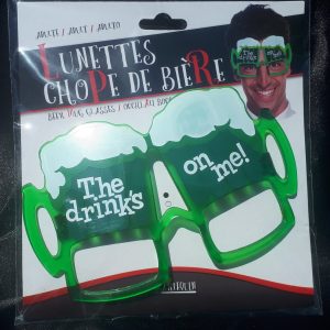 Lunettes chopes de bière