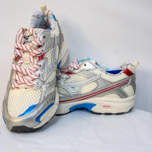 BASKETS MIZUNO MXR BLANC-BLEU-ROUGE