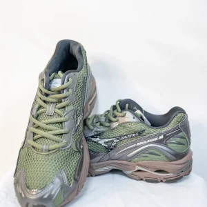 BASKETS MIZUNO MXR KAKI-ROSE