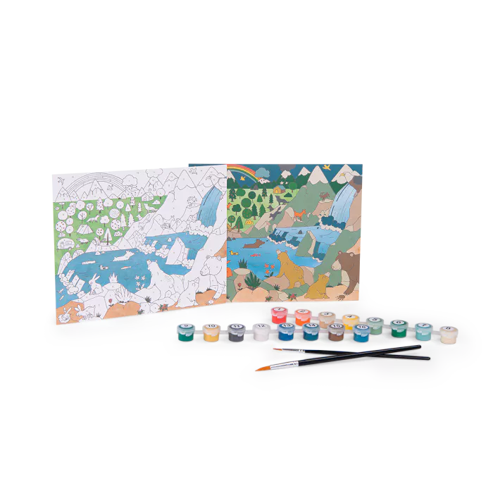 PEINTURES AU NUMERO L EXPLORATEUR LE JARDIN DU MOULIN ROTY – Image 3