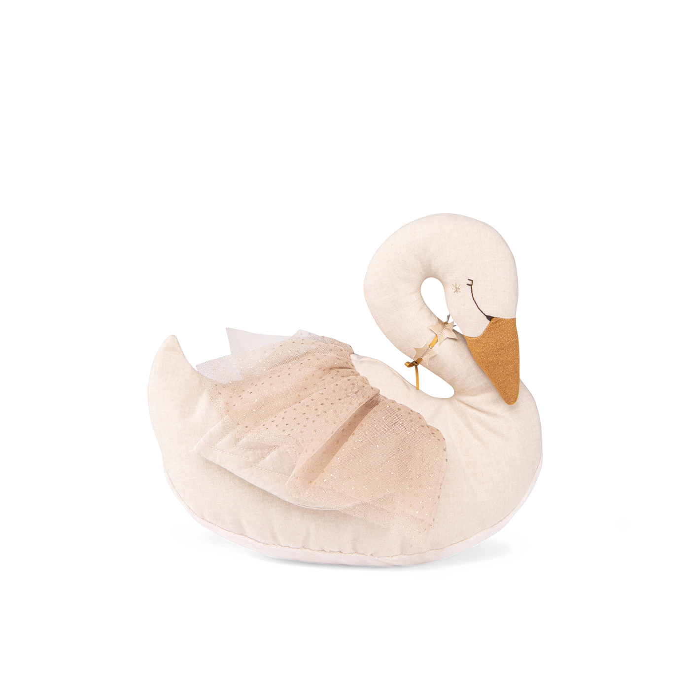 PELUCHE GRAND CYGNE ODETTE LA PETITE ÉCOLE DE DANSE MOULIN ROTY