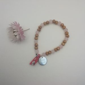 BRACELET ADULTES/ADOS QUARTZ ROSE