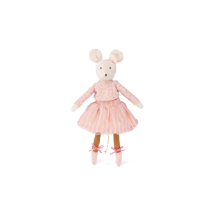 POUPEE SOURIS-ROSE-ANNA-LA PETITE ECOLE DE DANSE – MOULIN ROTY