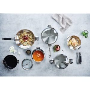 EVOLUTION : SERIE DE 3 CASSEROLES AVEC POIGNET AMOVIBLE (16/18/20)