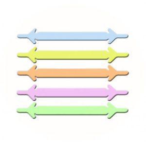 LACETS FUN lacets silicone SILI069 PHOSPHORESCENT