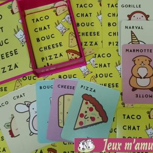 Tacot Chat bouc cheese pizza !