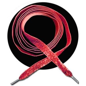 LACETS FUN lacets VEL012 ROUGE