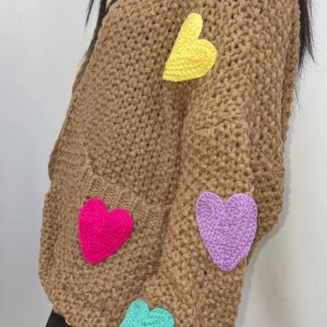 GILET MARRON TENDANCE GOLD&SILVER