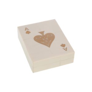 Boite décorative en résine pour cartes-Amadeus