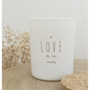 BOUGIE VEGETALE LOVE DE TOI MIEL SAINT VALENTIN – MARCEL ET LILY