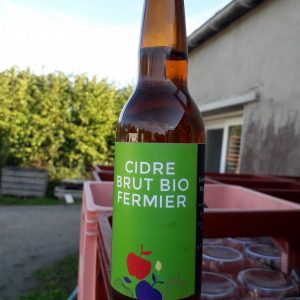 Cidre brut bio fermier 0,33cl