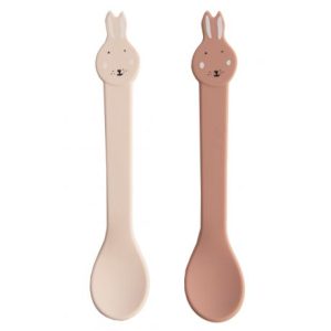 CUILLERES EN SILICONE MRS RABBIT-TRIXIE