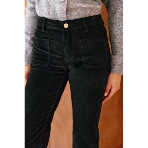 Pantalon velours noir SONNY – LA PETITE ETOILE