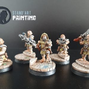 Figurines de gnomes sniper