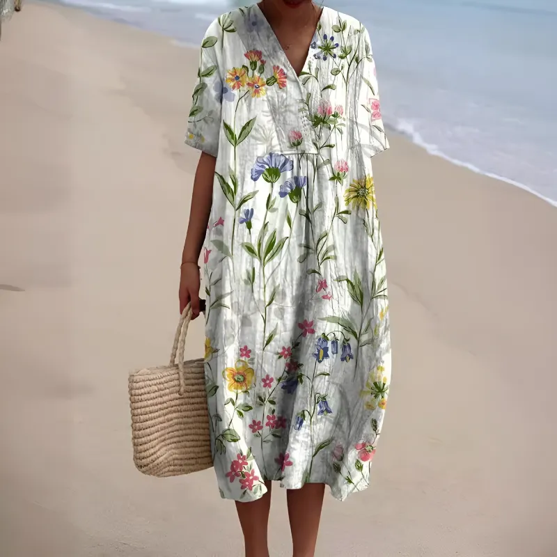 Robe d'Été Florale Colorée - Novaya™ – Image 5