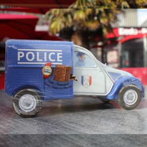 BISCUITS NORMANDS BOÎTE VOITURE 2 CV POLICE