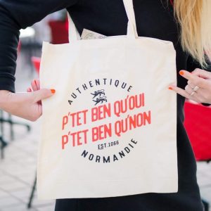 TOTE BAG NORMANDIE – SAC P’TET BEN QUE OUI
