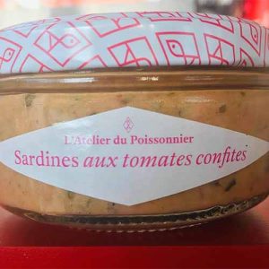 RILLETTES DE SARDINES AUX TOMATES CONFITES 140 GR